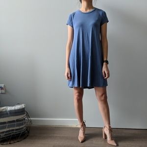 Blue t shirt dress
